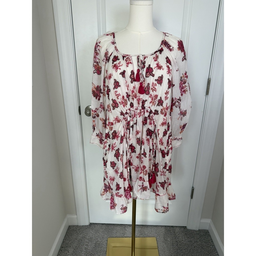 Free People Camilla Mini Dress Women's XS Boho Prairie Cottagecore Peasant